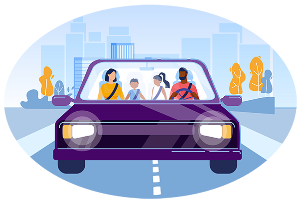 Auto insurance illustration